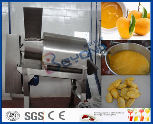 Planta de tratamiento del mango del acero inoxidable con el triturador doble 5T de la etapa por hora