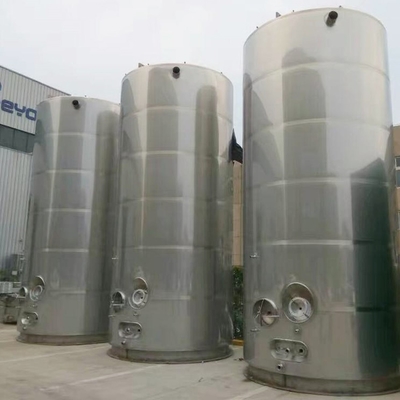 Cylindrical Stainless Steel Tanks For Milk Processing Storage