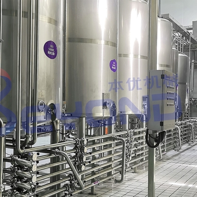 SUS304 / SUS316 Línea de procesamiento de leche pasteurizada Paquete de bolsas de plástico
